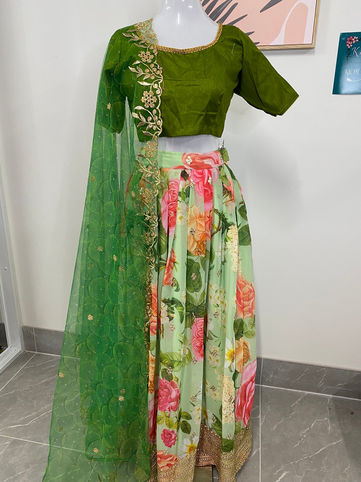 Crop Top Lehanga