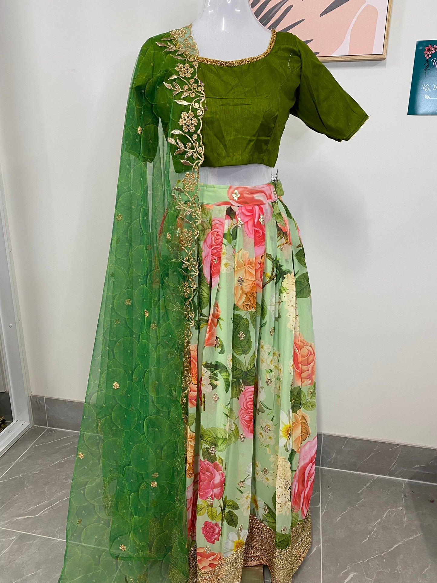 Crop Top Lehanga