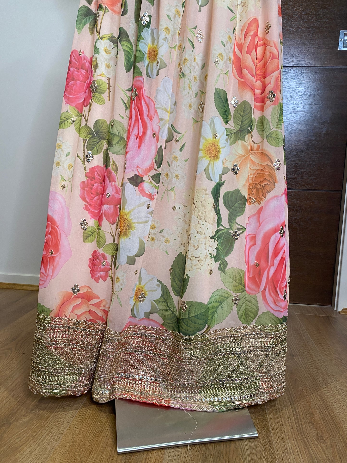 FLORAL CROP TOP LEHENGA