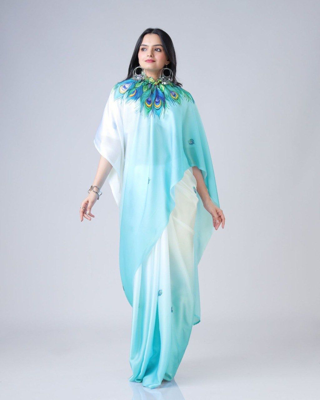 DESIGNER FREE HAND SAREE