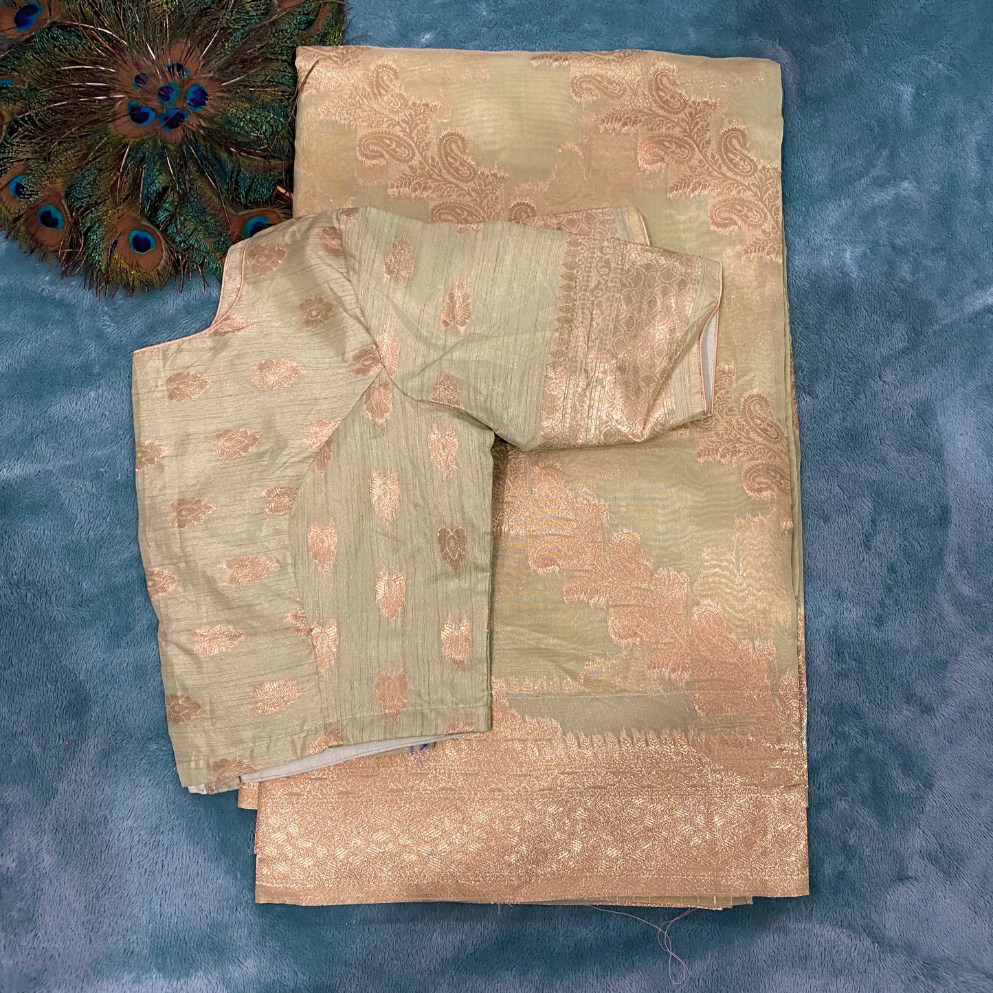 BANARASI WEAVING ORGANZA SAREE