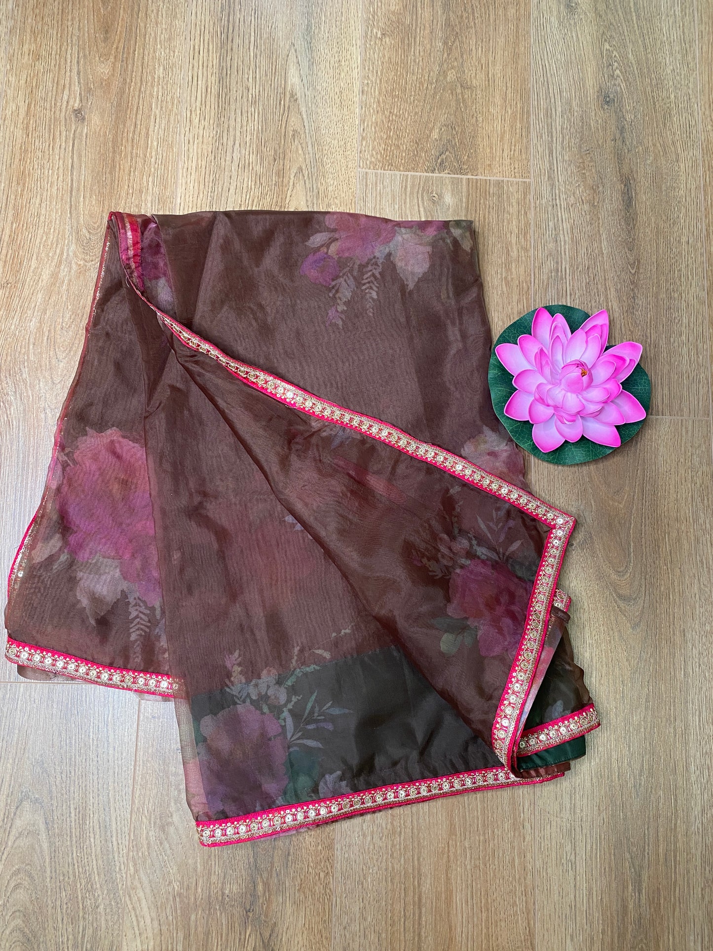 DESIGNER ORGANZA SAREE