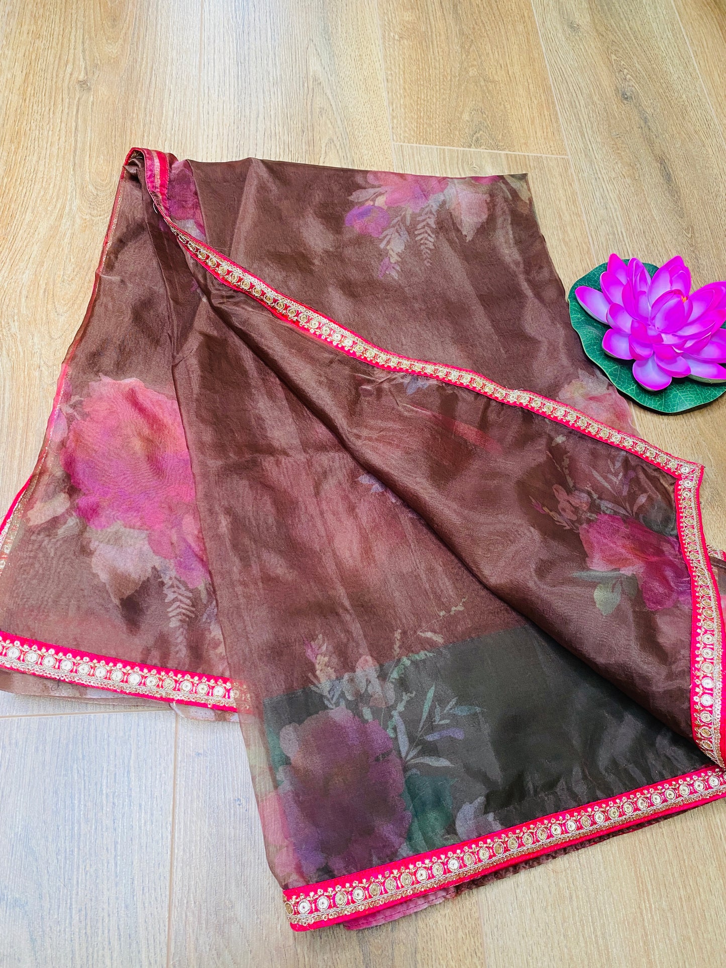 DESIGNER ORGANZA SAREE