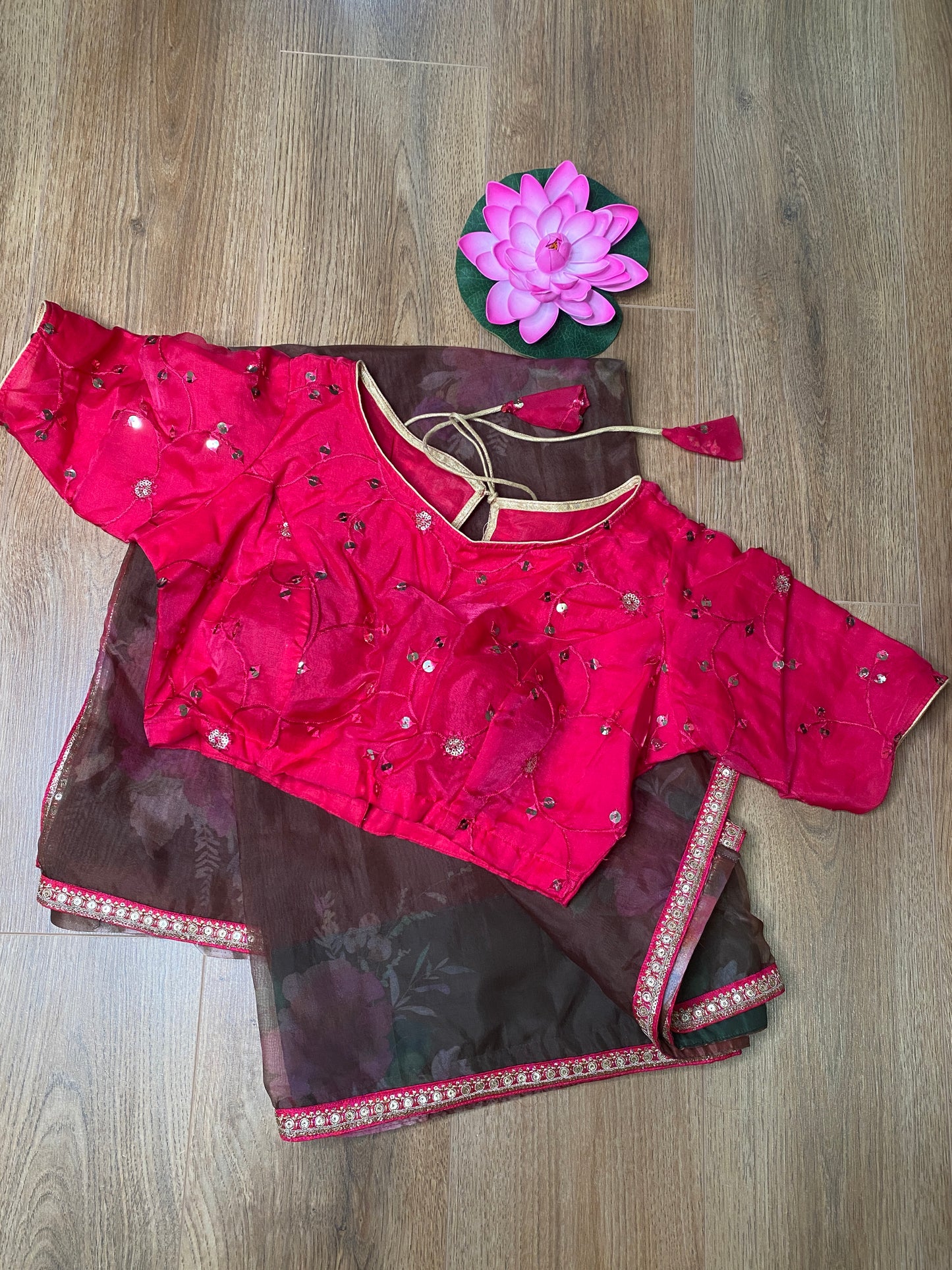 DESIGNER ORGANZA SAREE