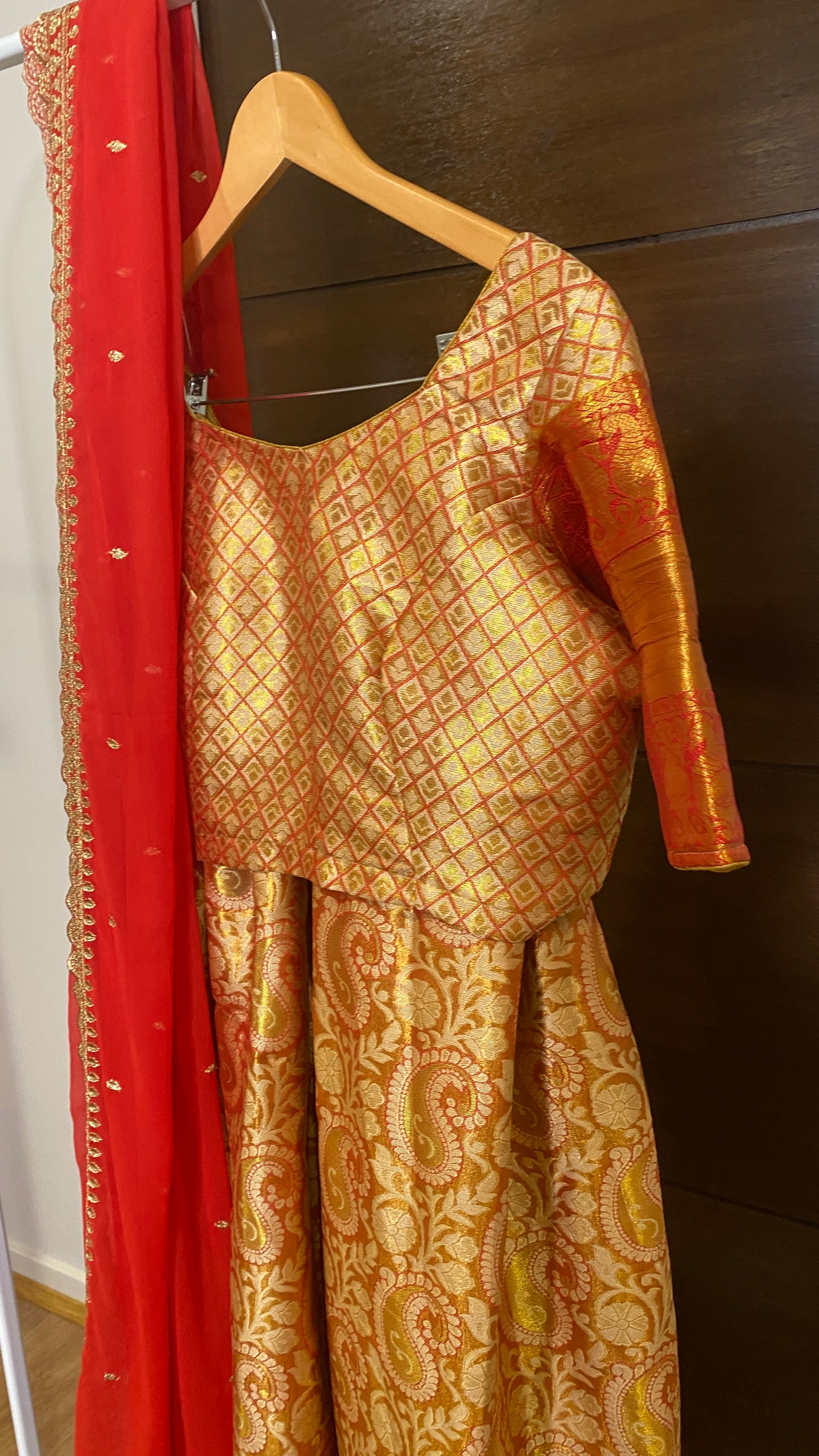 Semi Silk Traditional Half Saree