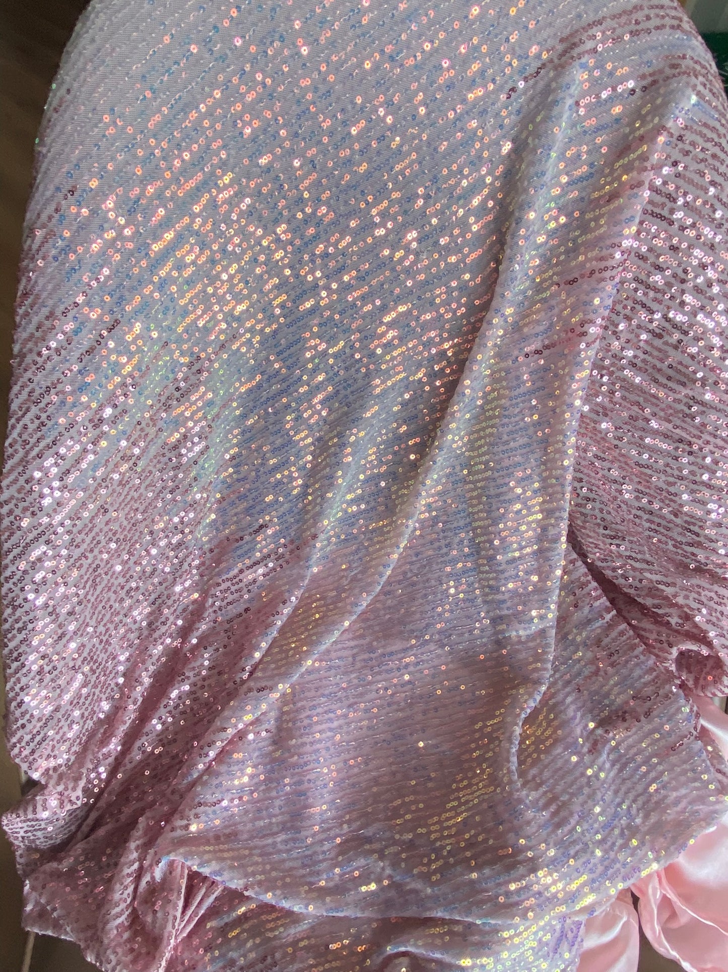 Sequence Saree Pink