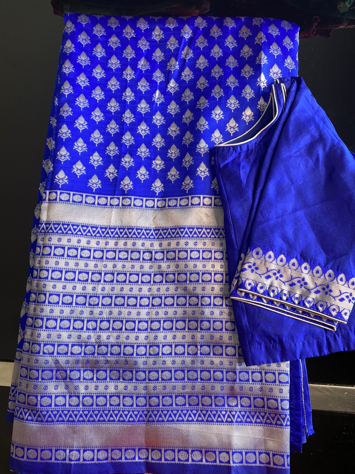 LAKSHMI PATTU SAREE ROYAL BLUE